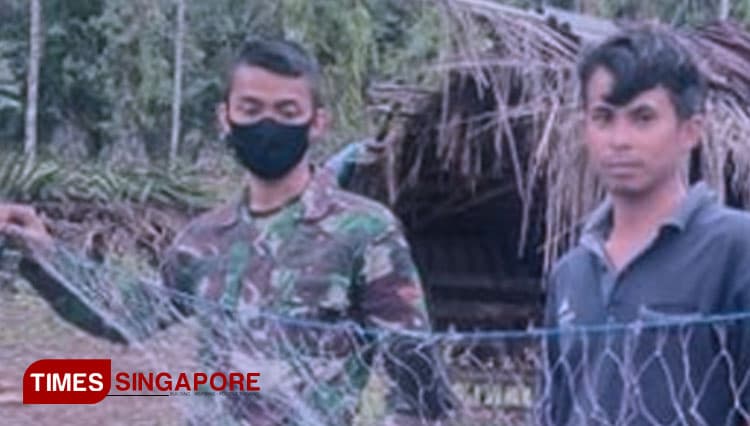 Beside Helping People, TMMD Task Force Also Have Nets-Making Hobbies